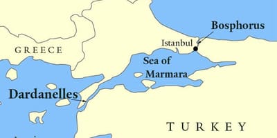 博斯普鲁斯海峡地图伊斯坦布尔