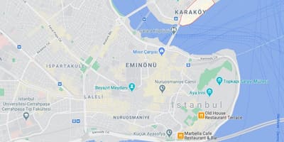地图卡拉克伊斯坦布尔