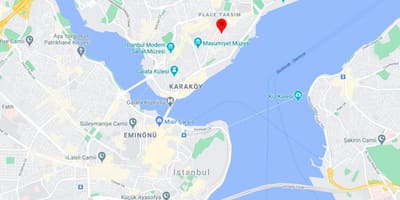 地图的伊斯坦布尔吉汉吉尔