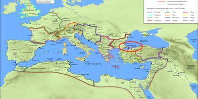 君士坦丁堡的位置在世界地图