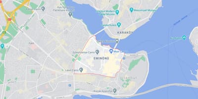 地图艾敏伊斯坦布尔