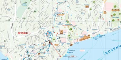 地图的希斯里伊斯坦布尔