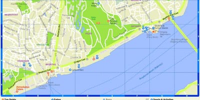 地图的伊斯坦布尔贝斯